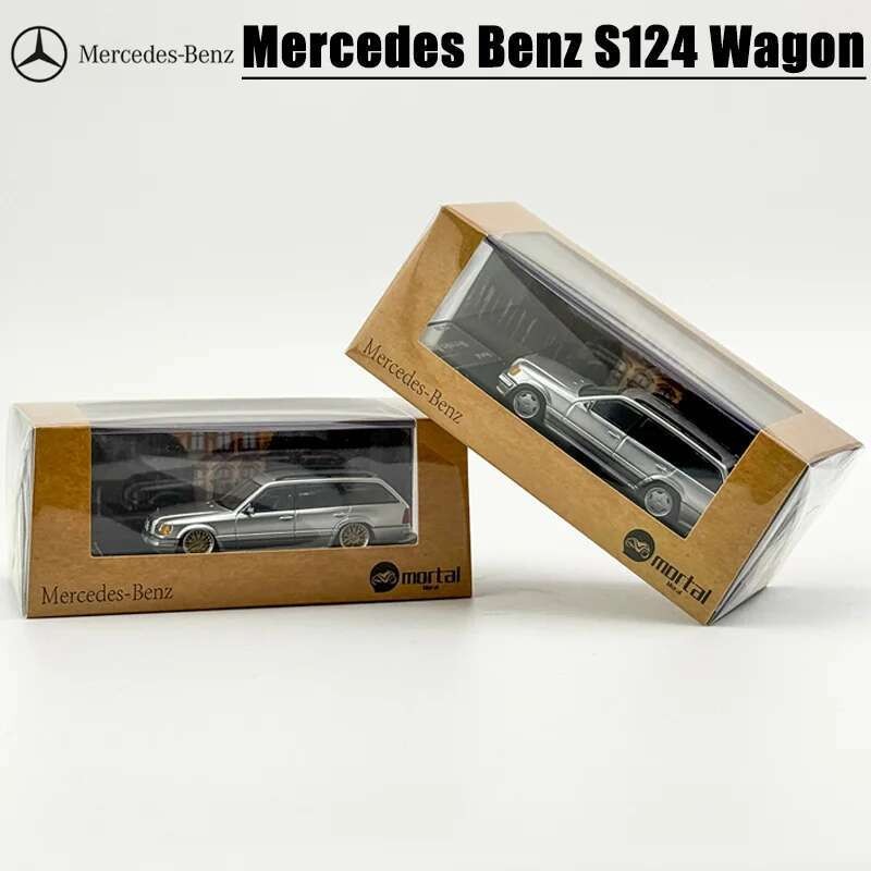 Modellino Mortal 1/64 Mercedes-Benz S124 Wagon - Diecast Collezionabile 2024