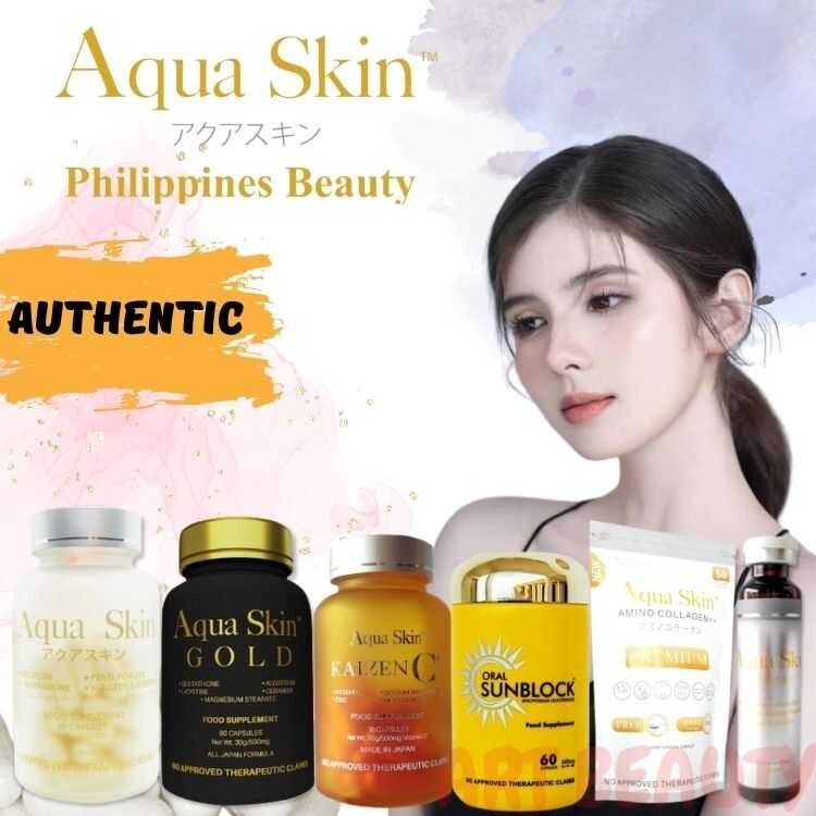 Aqua Skin Glutathione Gluta Caps Kaizen Collagen NAC Gluta Capsule Japan Whitening Anti Aging
