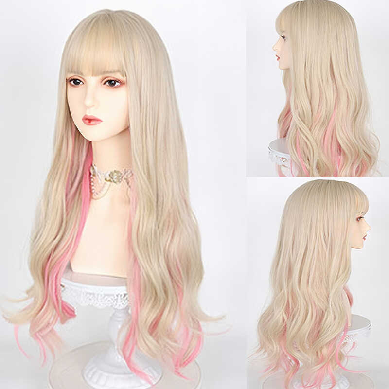 XIYUE Long Straight Black Wig With Bang Synthetic Wigs Women Heat Resistant Natural Hair For Daily Shopee Philippines