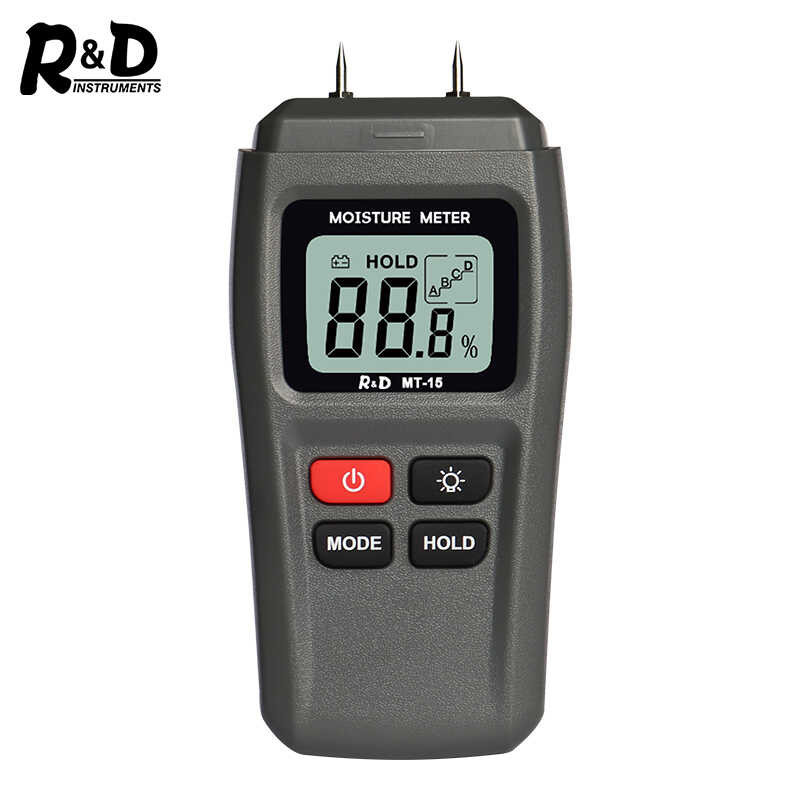 R&D MT15 EMT01 Wood Moisture Meter Wood Humidity Tester Hygrometer