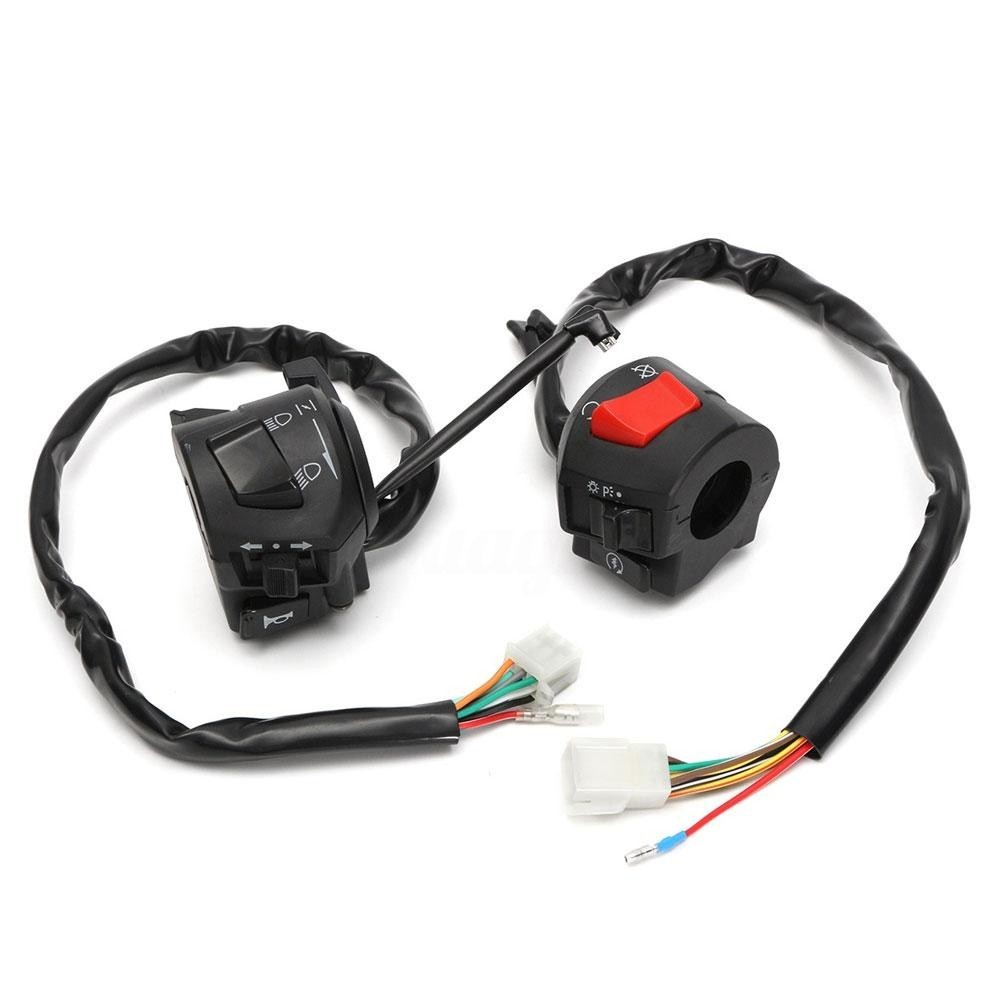 Universal Motorcycle Handlebar Switch Controller Headlight Power ...
