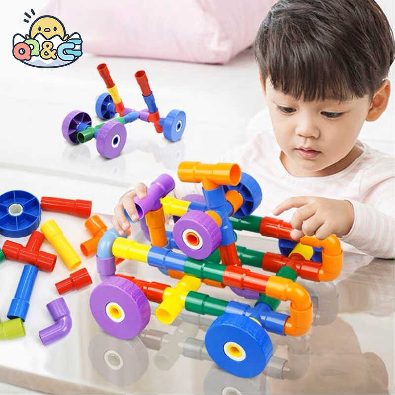 Marble Run Race Building Block Bricks 3D Children Diy Assemble and ...