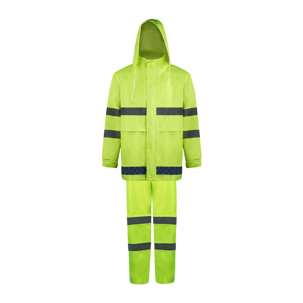 59 Bagong Custom Men Pvc Coating Motorcycle Rain Suit · Reflective Tape