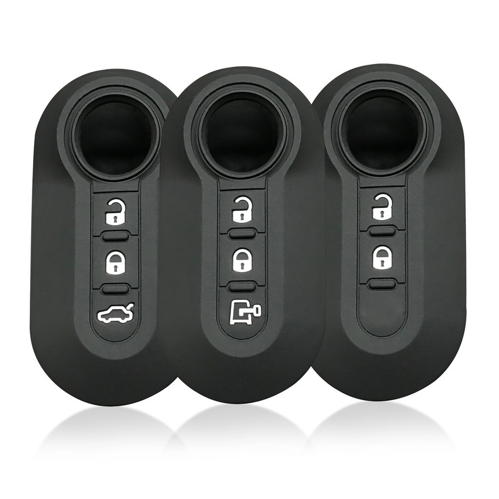 3 Button Key Fob Case Shell For Fiat 500 Ducato Doblo 500L Punto Bravo Panda Iveco Daily Peugeot