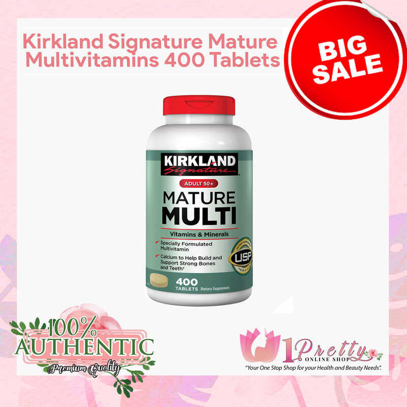 1Pretty Kirkland Signature Adult 50+ Mature Multi Vitamins & Minerals