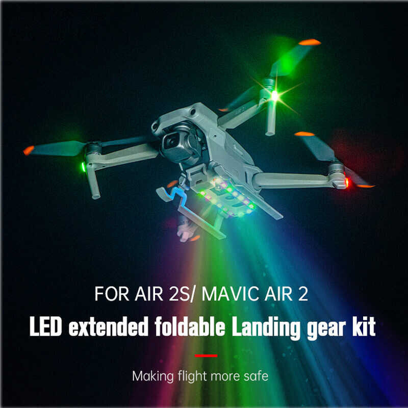 DJI Air 2S LED Landing Gear Night Flight Light Illuminated Heighten ...