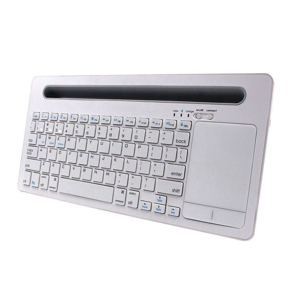Rechargeable Multi Device Wireless Blue Tooth Keyboard With Inbuilt ...