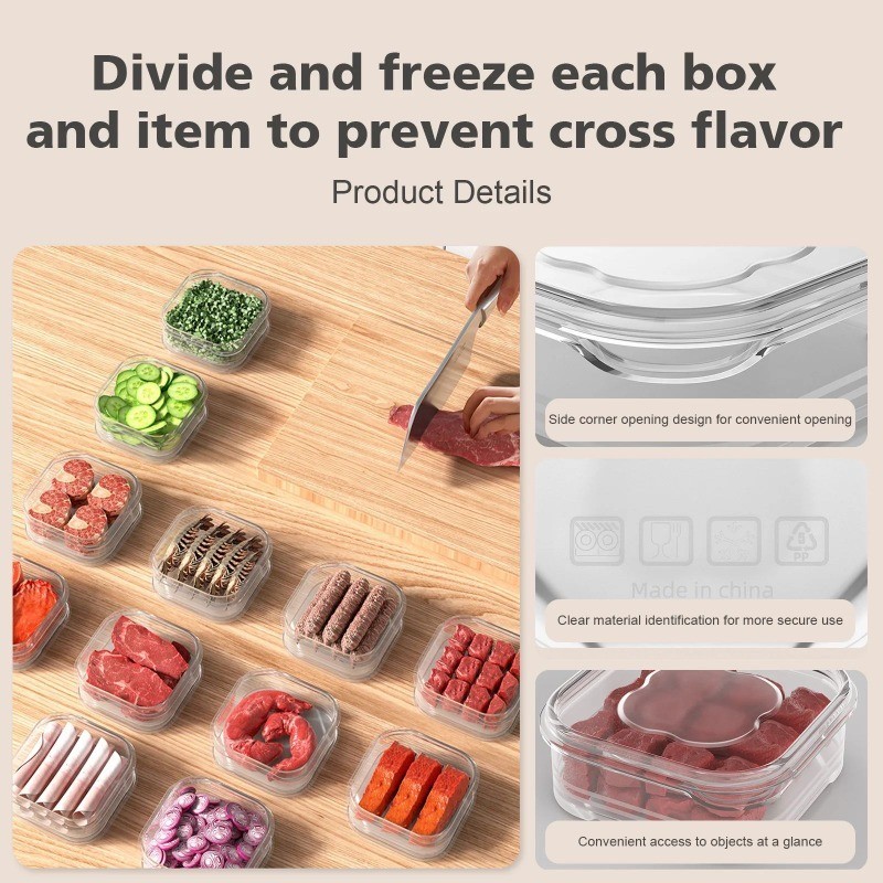 [ Lower Price ] Refrigerator Freezer Fresh Food Container - Plastic ...