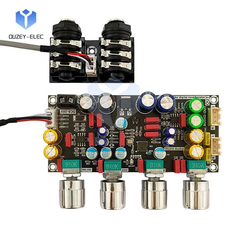 DC V AMP Upgrade Karaoke Reverb Board Professional Microphone ...