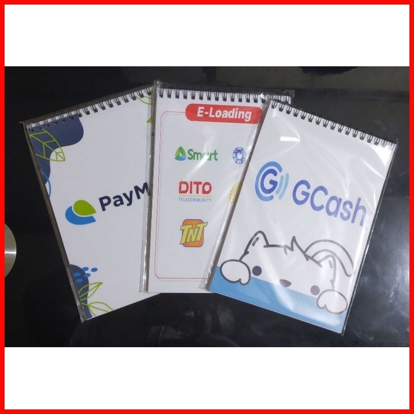♀ E-load/ Gcash Transaction Record Spring Notebook | Shopee Philippines