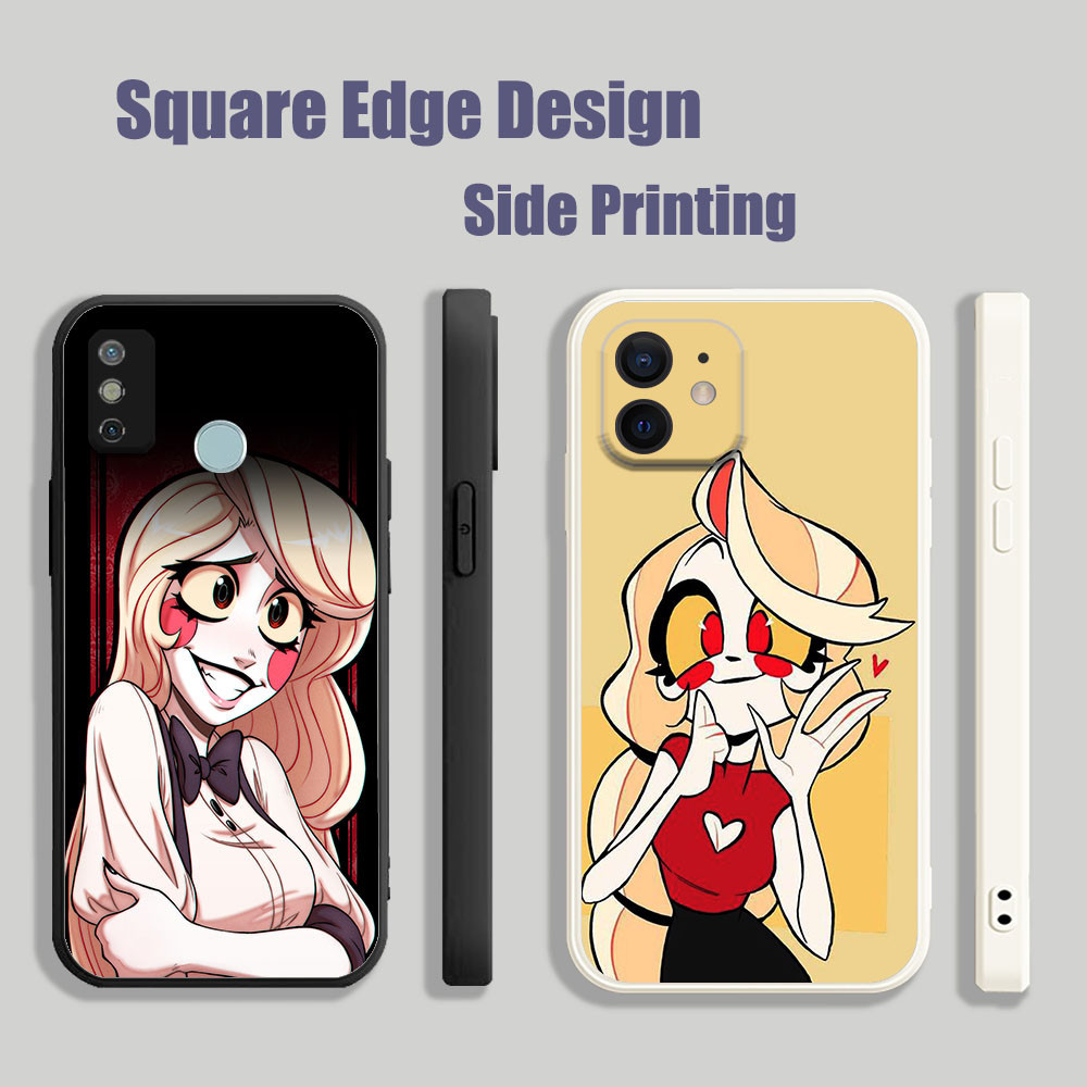 Case For Realme C35 C2 C3 8 Pro 8i 7i Print anime hazbin hotel charlie ...