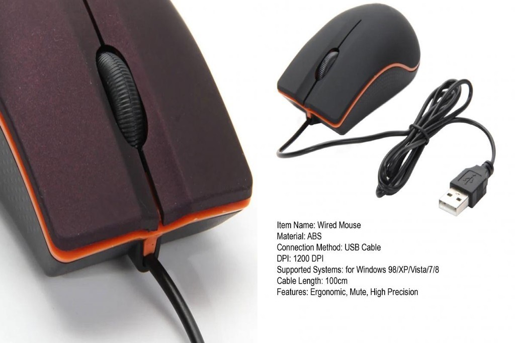 STR- Wired Connection Mouse Ergonomic Design Wired Mouse High Precision ...