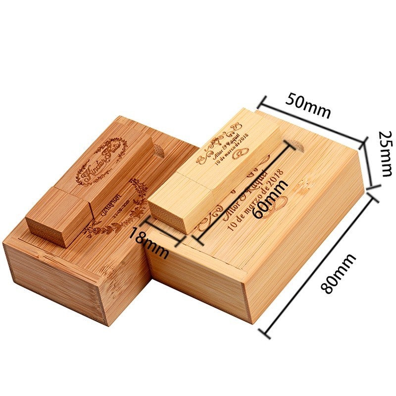 JASTER (1PCS Free Logo) Wooden USB 3.0 Flash Drive 64GB Photography ...