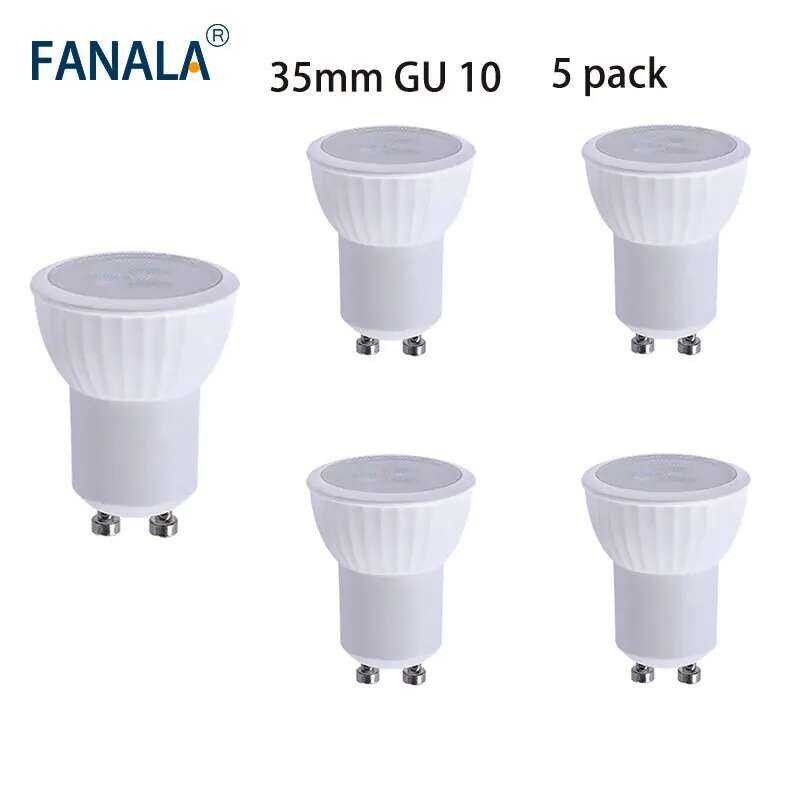 Mini Gu10 LED Light Bulb 3W SMD 3000/6000K Warm/Cold White 35Watt ...