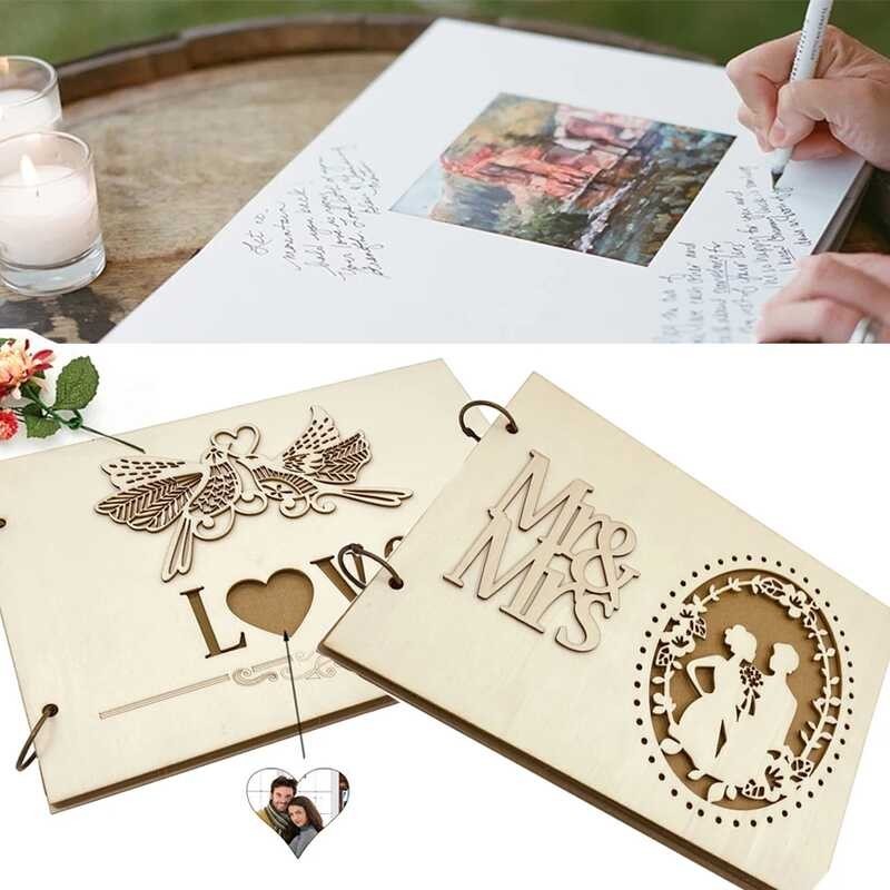 10/20/30/40 Pahina Kasal Guest Book Kasal Signs Wood Kasal Signature ...
