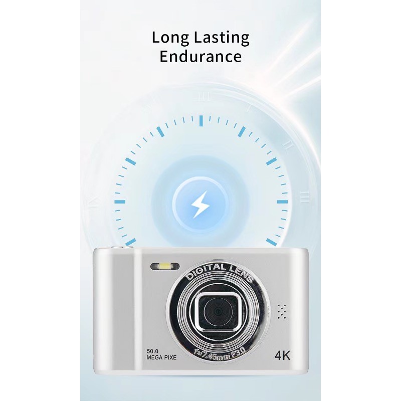 I5 4K HD Digital Camera 50MP Million Pixel 16x Zoom 2.4 Inches ...