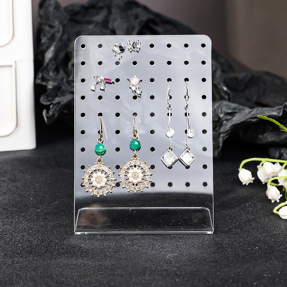 72 Holes Standing Plates Shape Needle Type Earring Jewelry Display ...