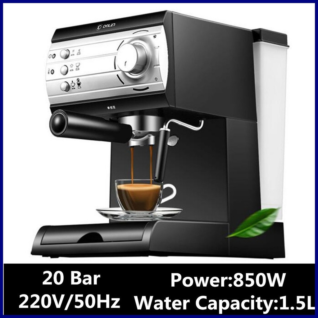 エスプレッソマシン　Donlim DL-KF6001 Donlim DL-KF6001 Semi-Auto Espresso Italian Cafe Machine Pump