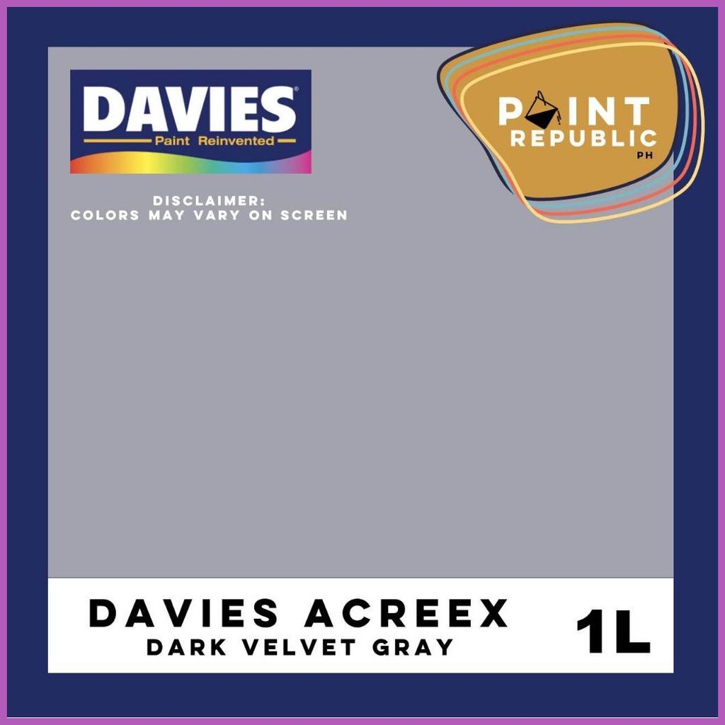 Davies ACREEX Chorinated Rubber Base Floor Paint - 1L (1liter / quart ...