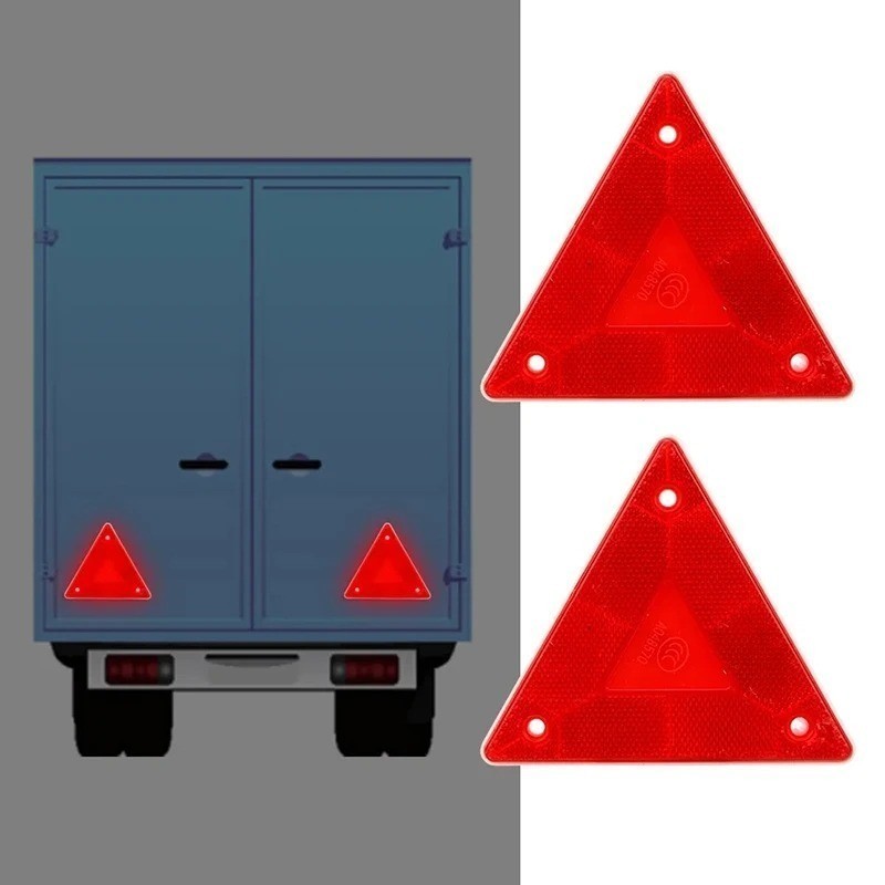 Stop Warning Signboard - Truck Plate Rear Light - Safety Reflective ...
