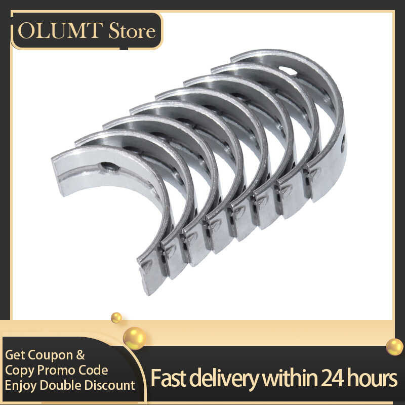 Motorcycle Repair 8pcs Motorcycle STD ~ +100 Main Crankshaft Bearing