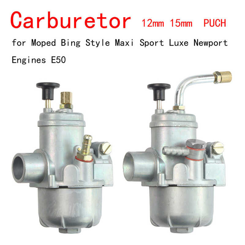 12 mm 15mm Motorcycle Carburetor Carb PUCH para sa Moped Bing Style ...