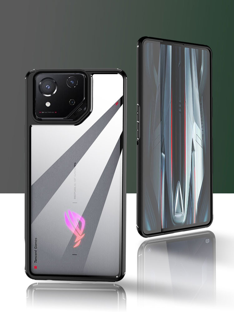 Custodia Trasparente Per ASUS ROG Phone 8 Pro – Cover In TPU E PC Anti-ingiallimento, Leggera, Supporta Ricarica Wireless - 3
