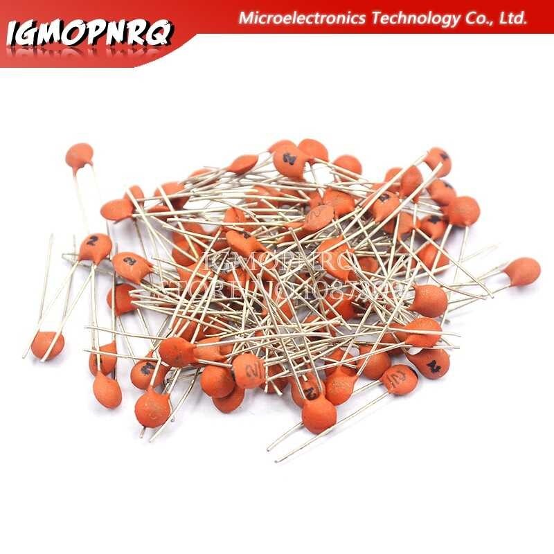 100pcs Ceramic capacitor 50V 1pF ~ 100nF 0.1uF 104 4.7PF 10PF 22PF 33PF ...