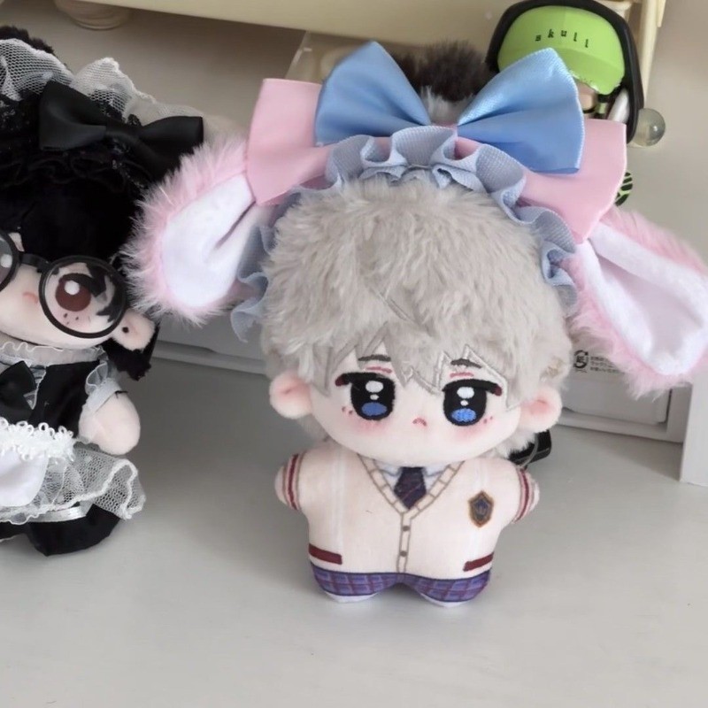 Love and Deepspace Cute Rabbit Xavier Fan with Ears Plush Doll 10cm ...