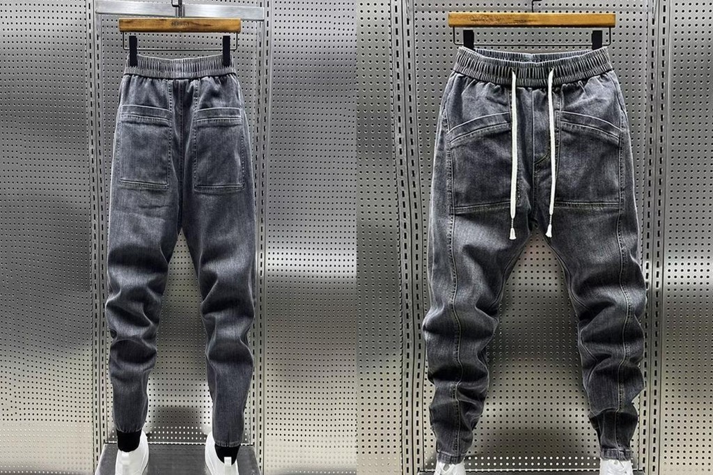 [COD] The trousers are designed with solid colors and pockets as a ...
