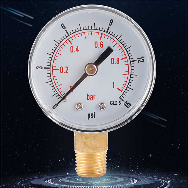 Mechanical Air Pressure Meter Barometer Vacuum Gauge Measuring Device 8 ...