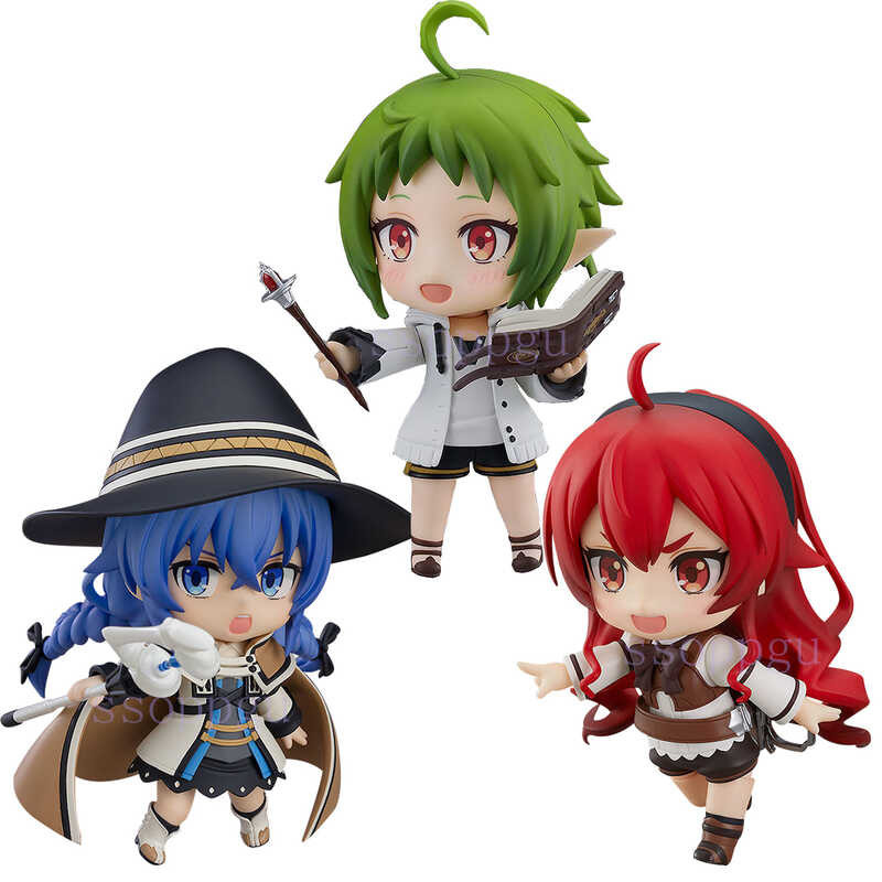 Figura Action Roxy Migurdia E Eris Greyrat – Mushoku Tensei – Fermapasta PVC 10/11cm – Regalo Anime