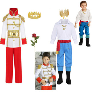 inhzoy Men's Arabian Prince Costume Open Front waistcoat Long Pants Set 