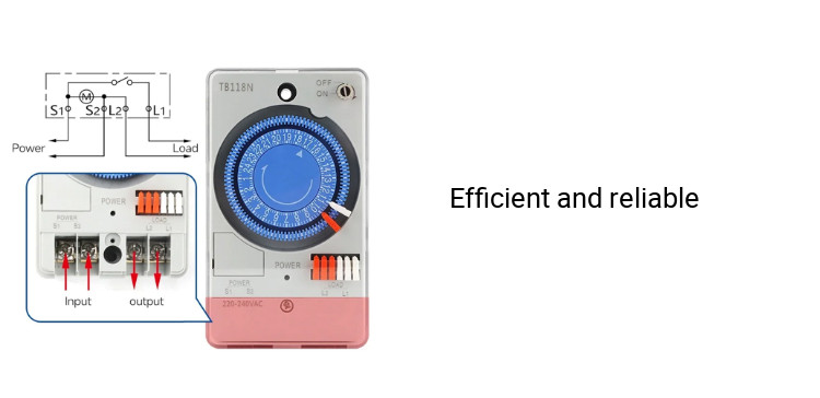 TB118N Mechanical Timer Switch Mini Mechanical Timer Relay Mechanical ...