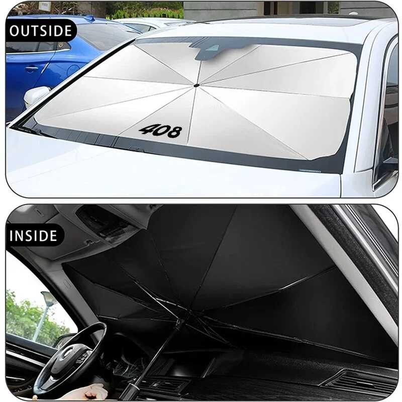 Rifter Foldable Sun Windshield UV Sun Shade Umbrella Para sa Peugeot ...