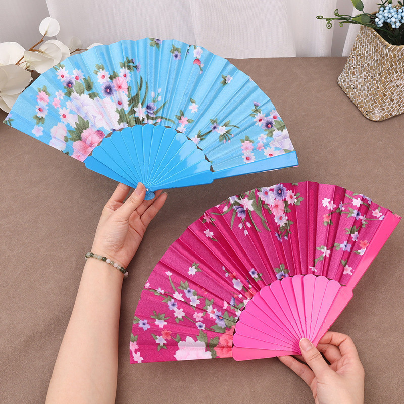 Wedding Handheld Paper Fan - Bamboo Folding Paper Fan - White Hand Fan ...
