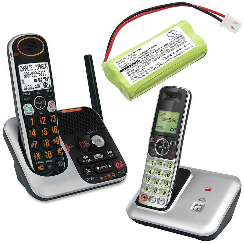 Batteria Per Babyphone V-Tech DM221/DM222 - 800mAh 2.4V NiMH