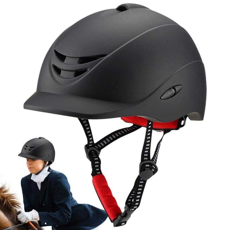 UltraLight Adults Children's Equestrian Helmet Adjustable Riding Helmet ...