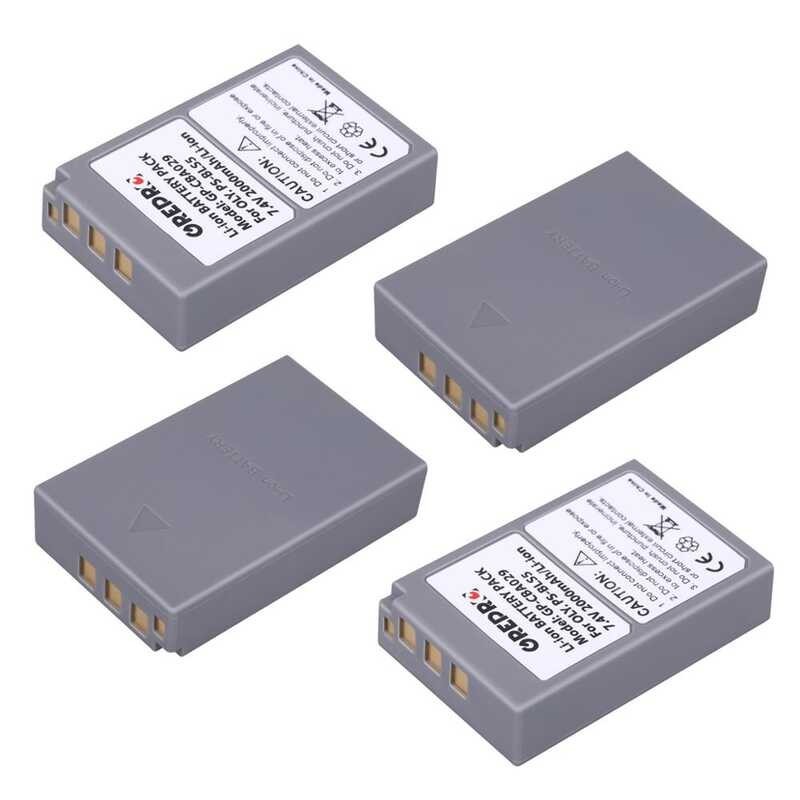 HOSAN BLS-5 Batteries for Olympus BLS5/BLS50, OM-D E-M10 Mark III, OM-D