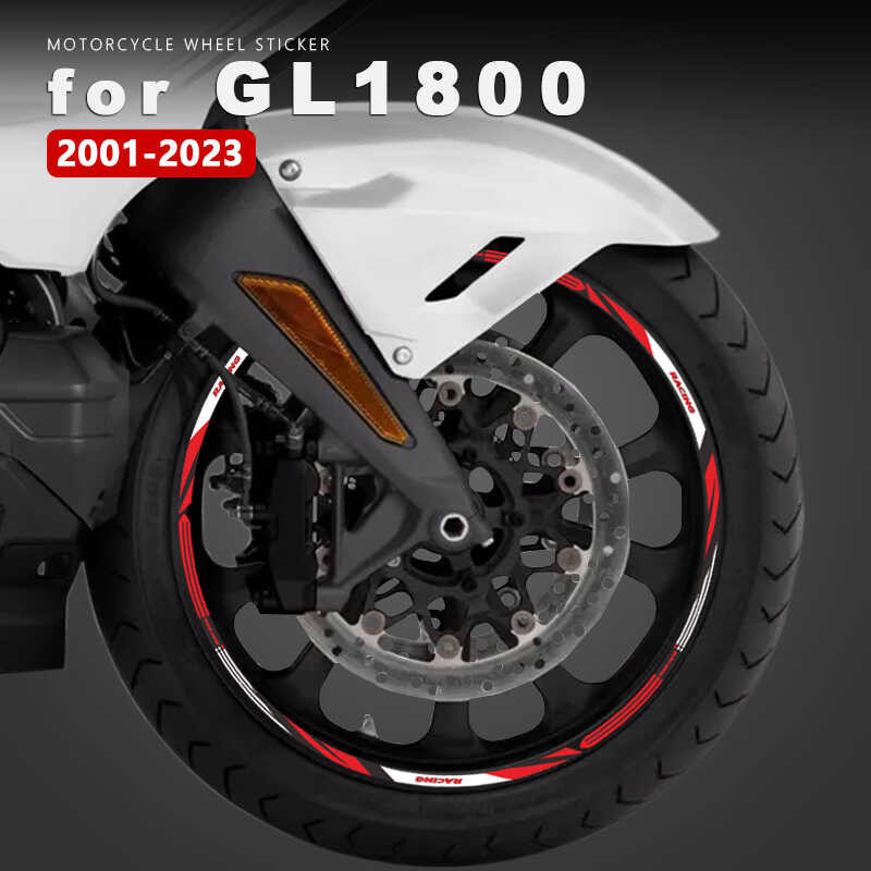 Motorcycle Wheel Sticker Waterproof Rim Decal Goldwing Gl1800 ...