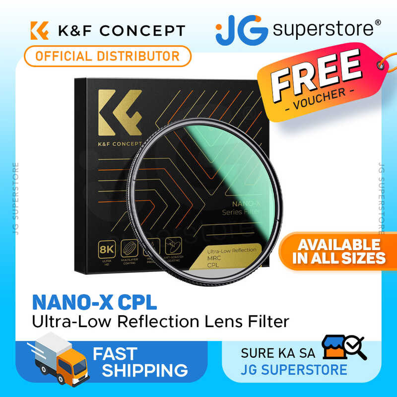 K&F Concept Nano-X Series CPL 0.1% Ultra-Low Reflection Circular ...