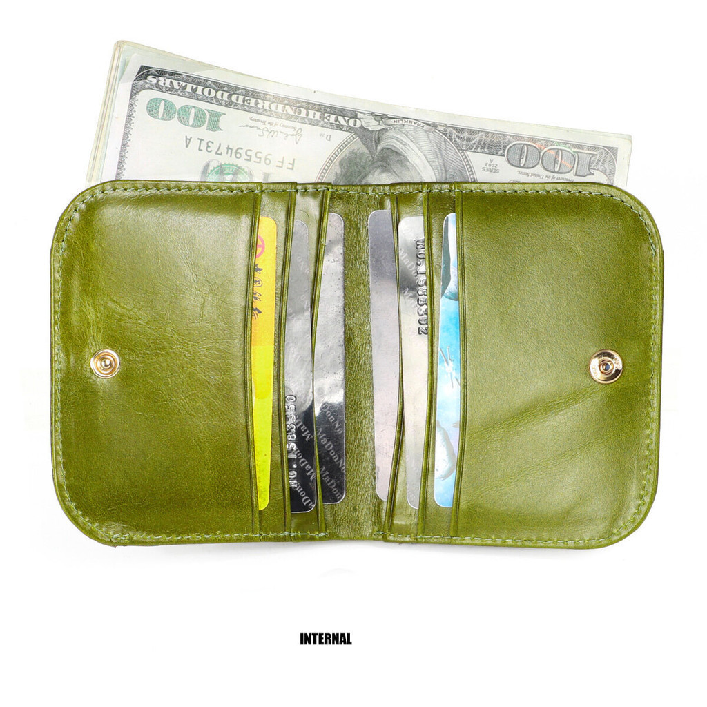 Japanese Style Genuine Leather Compact Portable Rfid Wallet Mini Small ...
