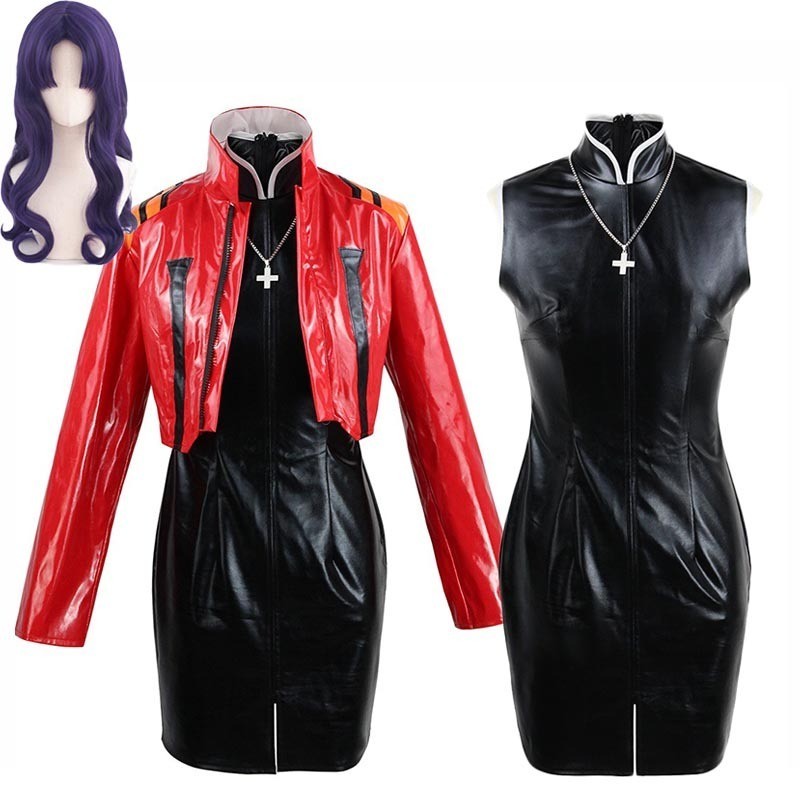 Katsuragi Misato Cosplay Costume Halloween Katsuragii Misato Full Set ...