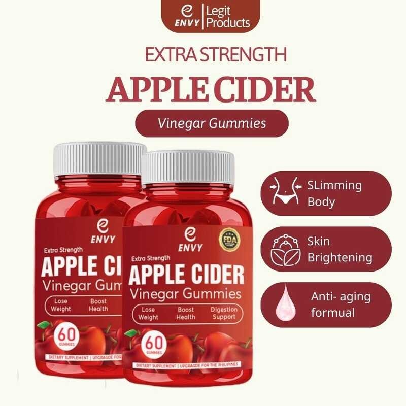 Envy Apple Cider Vinegar Gummies From The Usa Vitamins Glutathione Collagen Gummies For Weight 7567