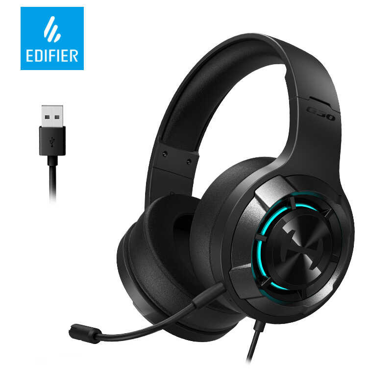 Edifier Gaming Headset Hecate G30 Ii Usb Wired Headphones Rgb Lighting 