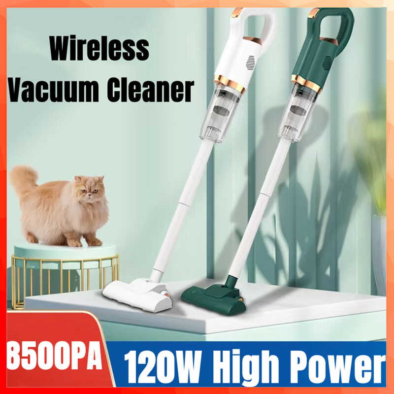 Handheld Wireless Vacuum Cleaner 8500pa 120w Powerful Electric Sweeper