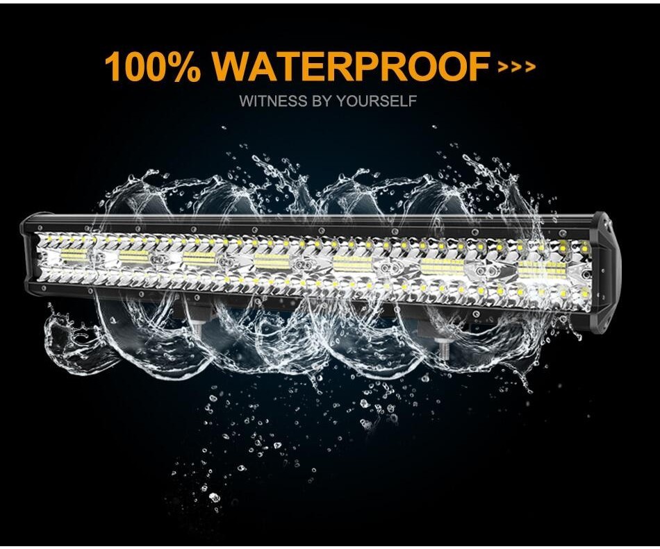 3Rows LED Bar 4-28 inch LED Light Bar LED Work Light combo beam for Car ...