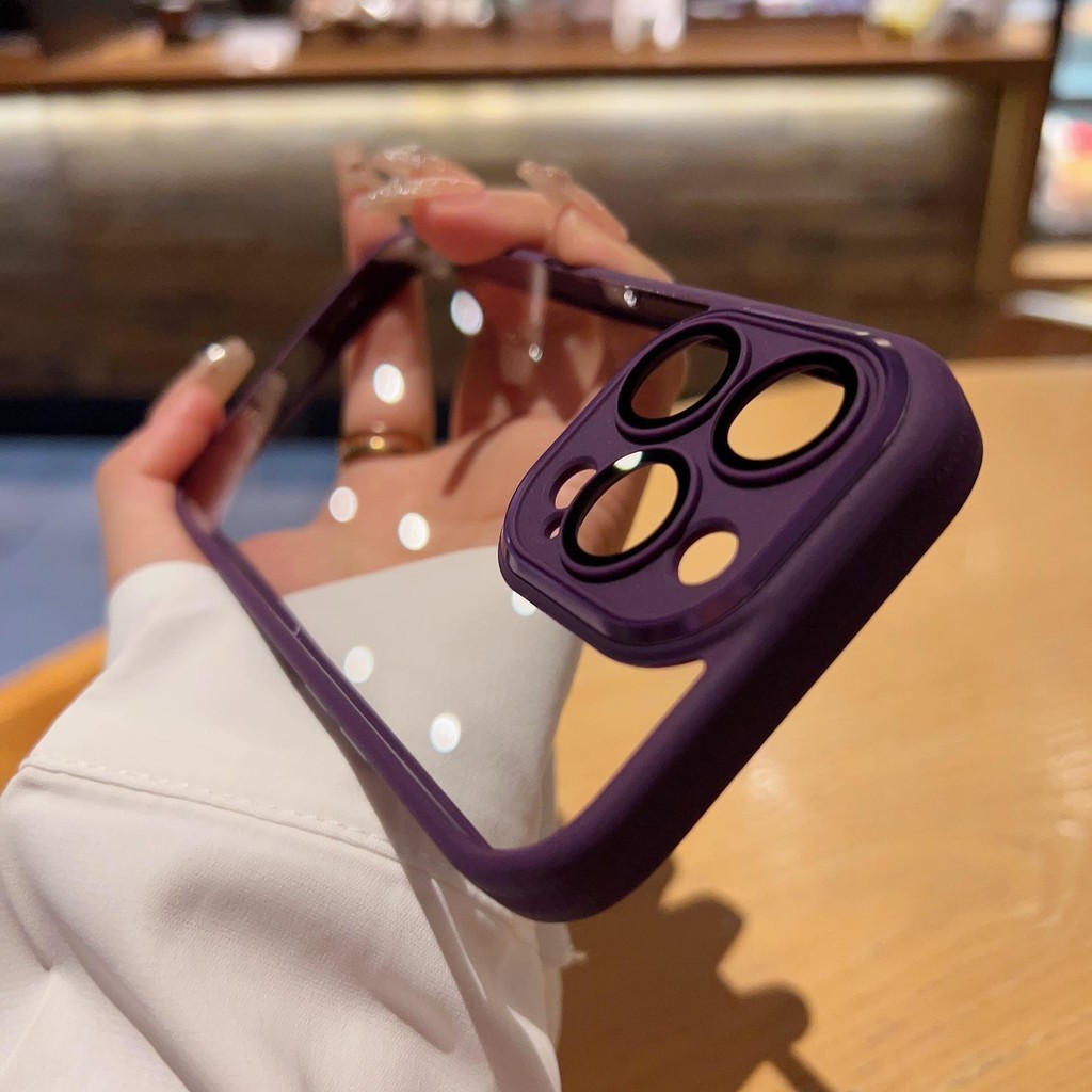 High Quality Transparent Shockproof Hard Case for iPhone 15 14 13 12 ...