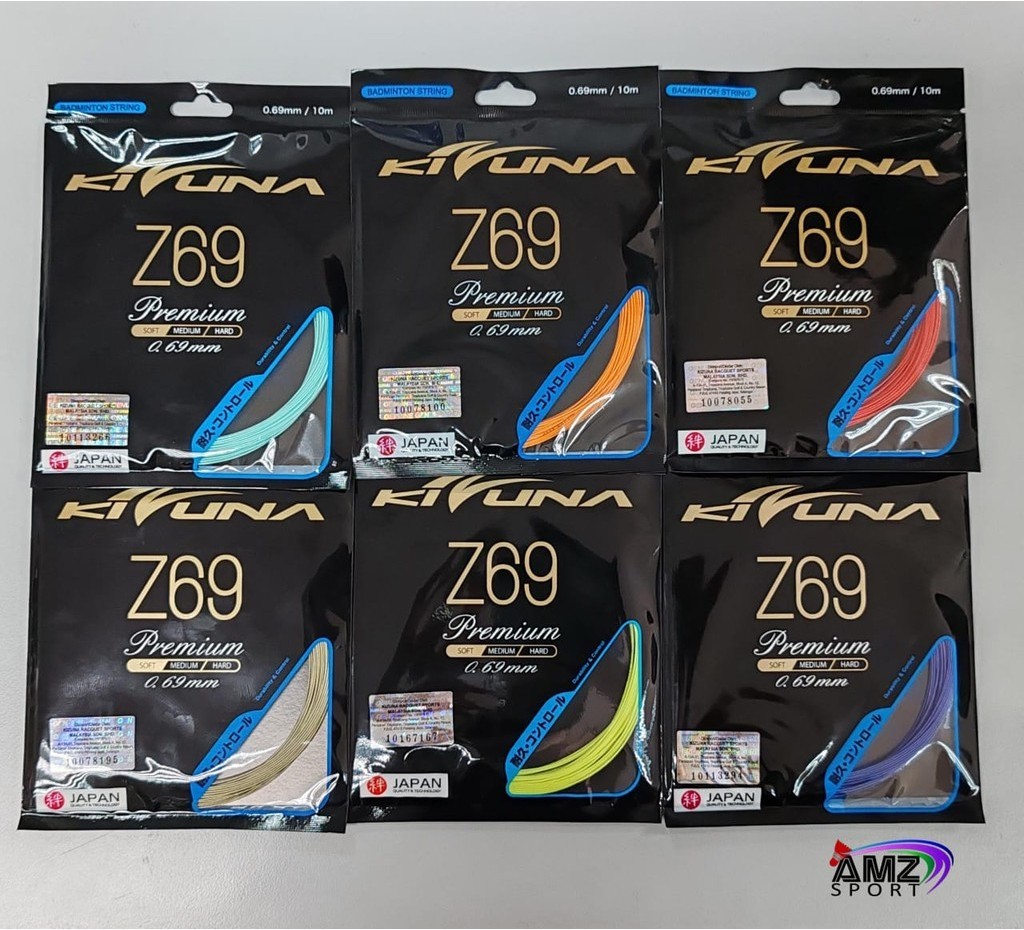 KIZUNA Z69 Premium Gauge (0.69mm) Badminton String | Shopee Philippines