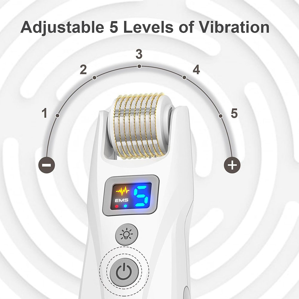 Bio roller G5 540 Titanium Microneedling With LED Lights And EMS Derma ...